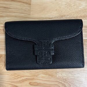 Tory Burch Black Leather Wallet